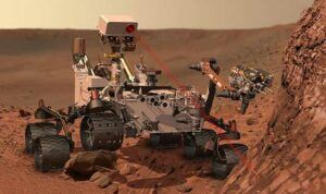 Laser mechanism used in the two Mars exploration rovers, Curiosity and Perseverance